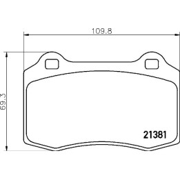 Klocki hamulcowe BREMBO P 36 020