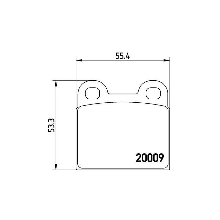 Klocki hamulcowe BREMBO P 06 001
