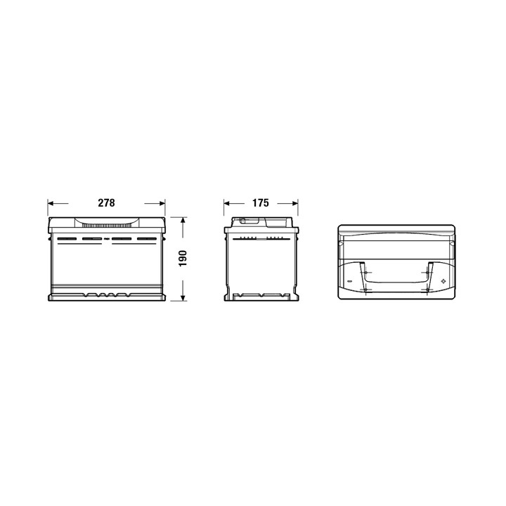 Akumulator CENTRA CB740