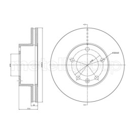 Tarcza hamulcowa CIFAM 800-532C