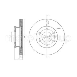 Tarcza hamulcowa CIFAM 800-881