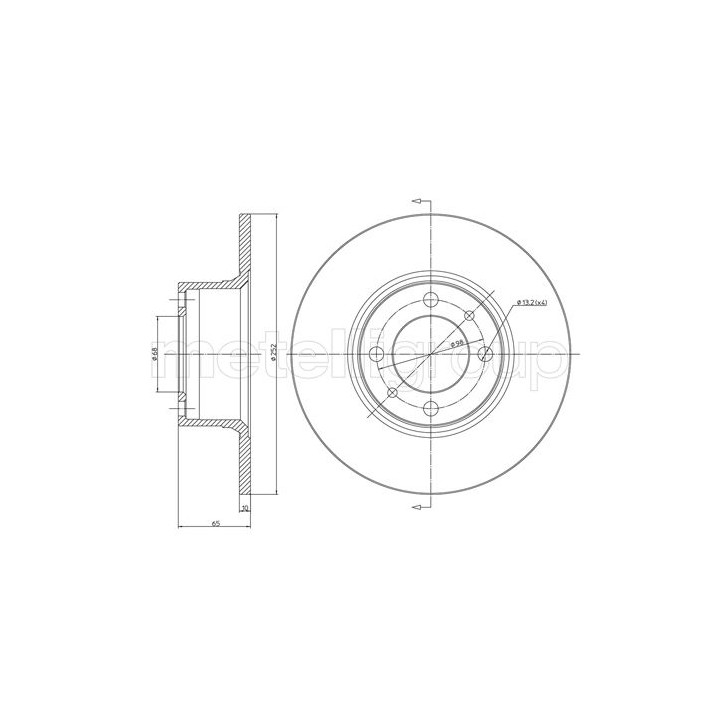 Tarcza hamulcowa CIFAM 800-043