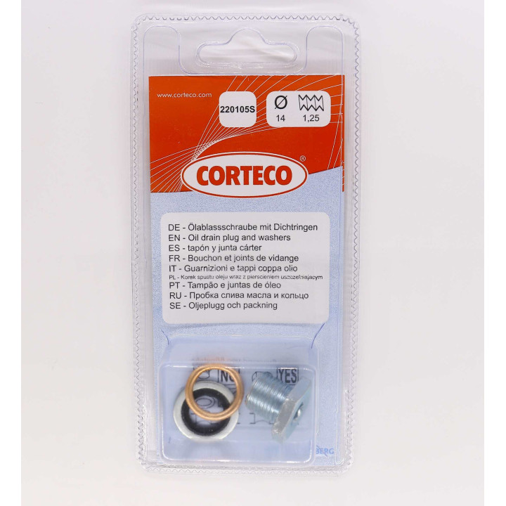 Korek śruba spustu miski oleju CORTECO 220105S
