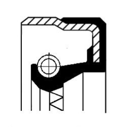 Pierścień uszczelniający wału, skrzynia rozdziału napędu CORTECO 01035430B