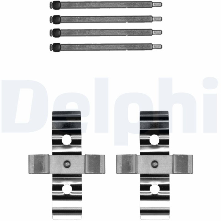 Zestaw montażowy klocków hamulcowych DELPHI LX0702
