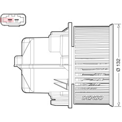 Dmuchawa nawiewu DENSO DEA33002