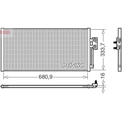 Skraplacz klimatyzacji DENSO DCN33019