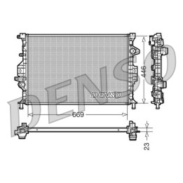 Chłodnica wody silnika DENSO DRM10077