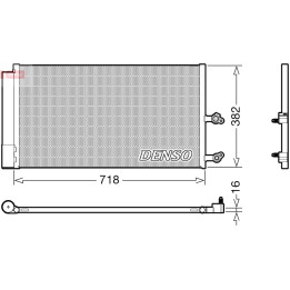 Skraplacz klimatyzacji DENSO DCN33014