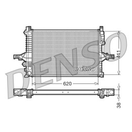Chłodnica wody silnika DENSO DRM33065