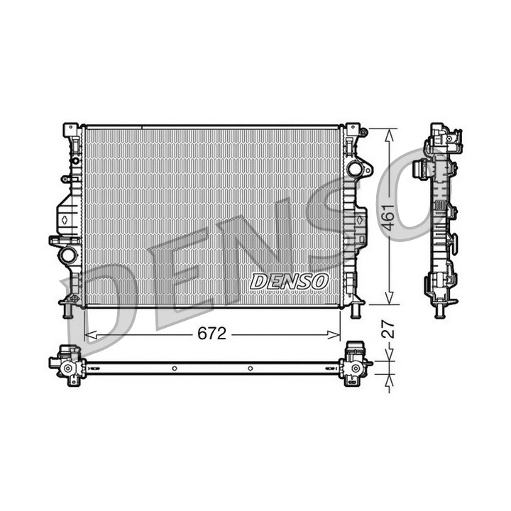 Chłodnica wody silnika DENSO DRM10069