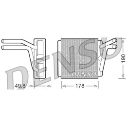 Nagrzewnica DENSO DRR33001