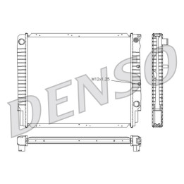 Chłodnica wody silnika DENSO DRM33036