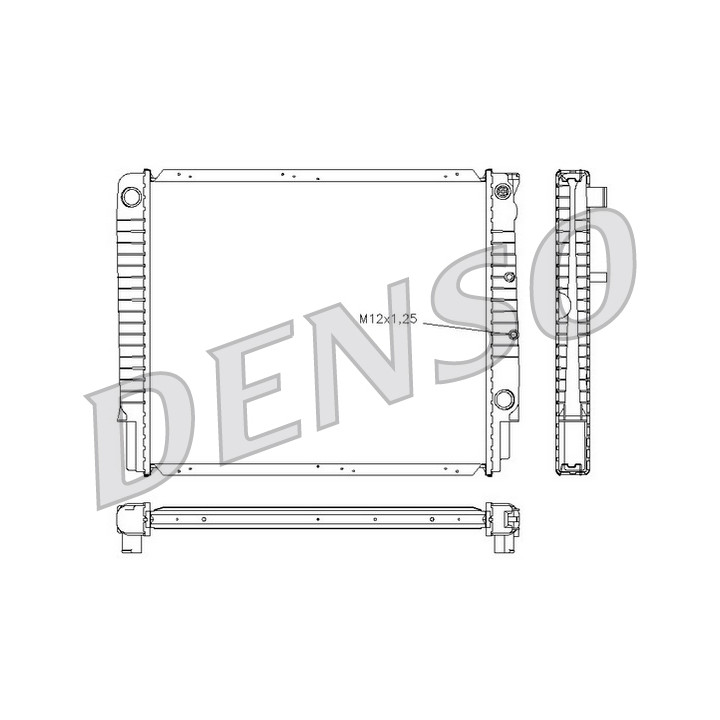 Chłodnica wody silnika DENSO DRM33036