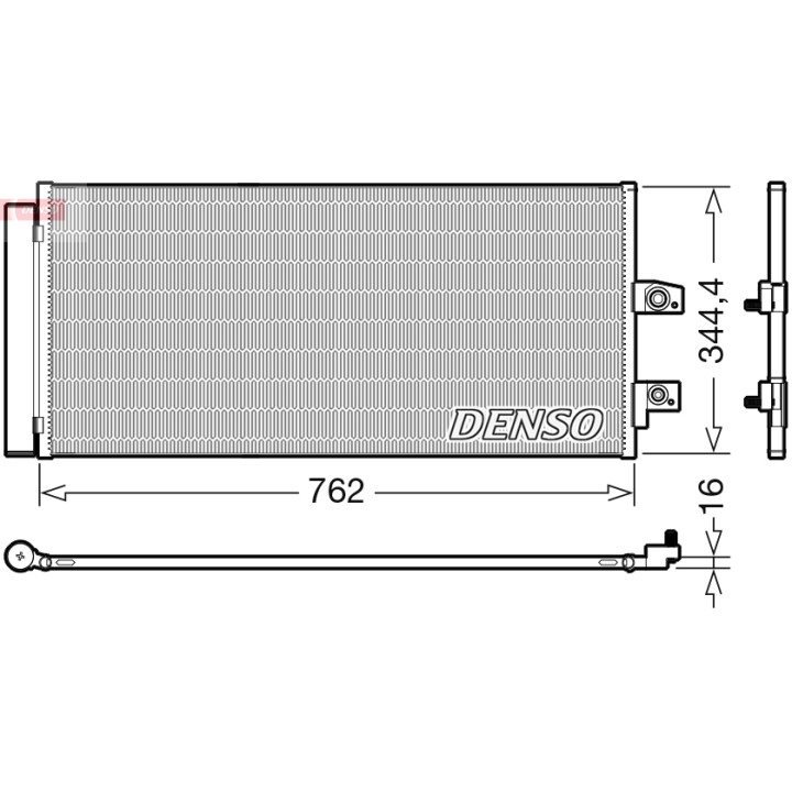 Skraplacz klimatyzacji DENSO DCN33016