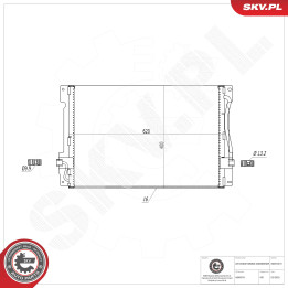 Skraplacz klimatyzacji ESEN SKV 86SKV273