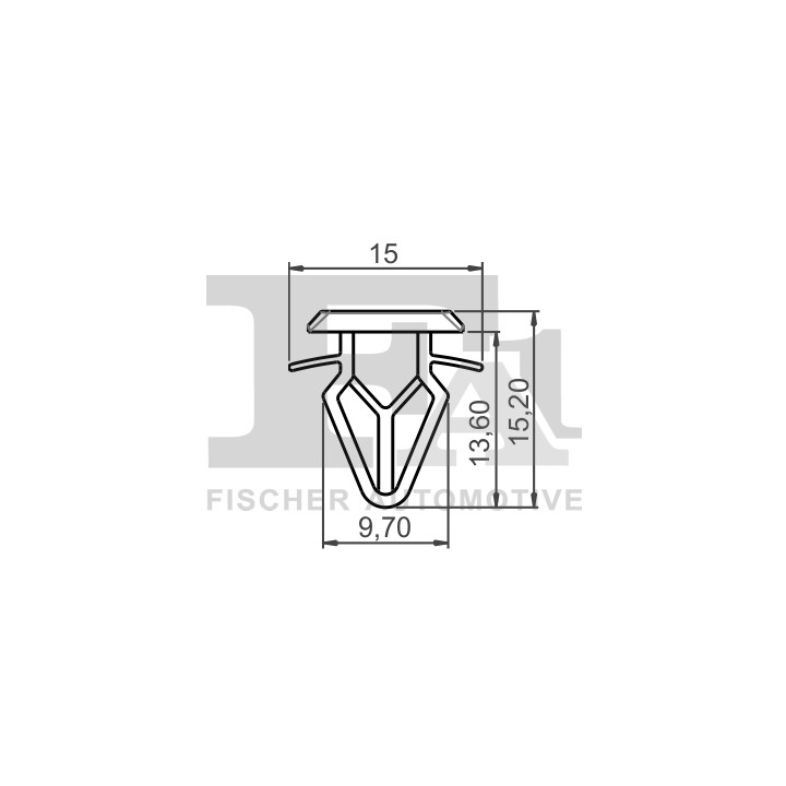 Spinka klips mocujący FA1 55-40025.25