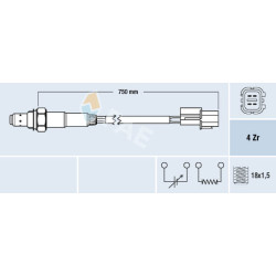 Sonda lambda FAE 77291