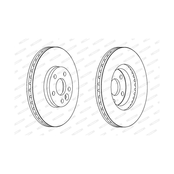 Tarcza hamulcowa FERODO DDF1567C