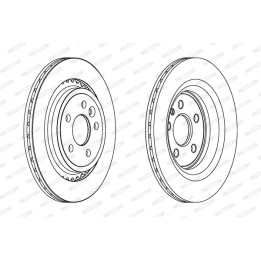 Tarcza hamulcowa FERODO DDF1681C