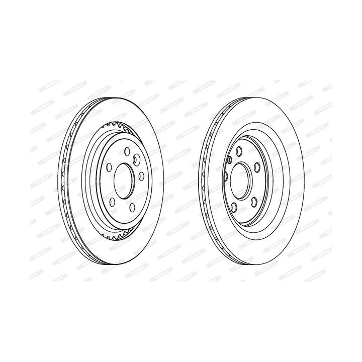 Tarcza hamulcowa FERODO DDF1681C