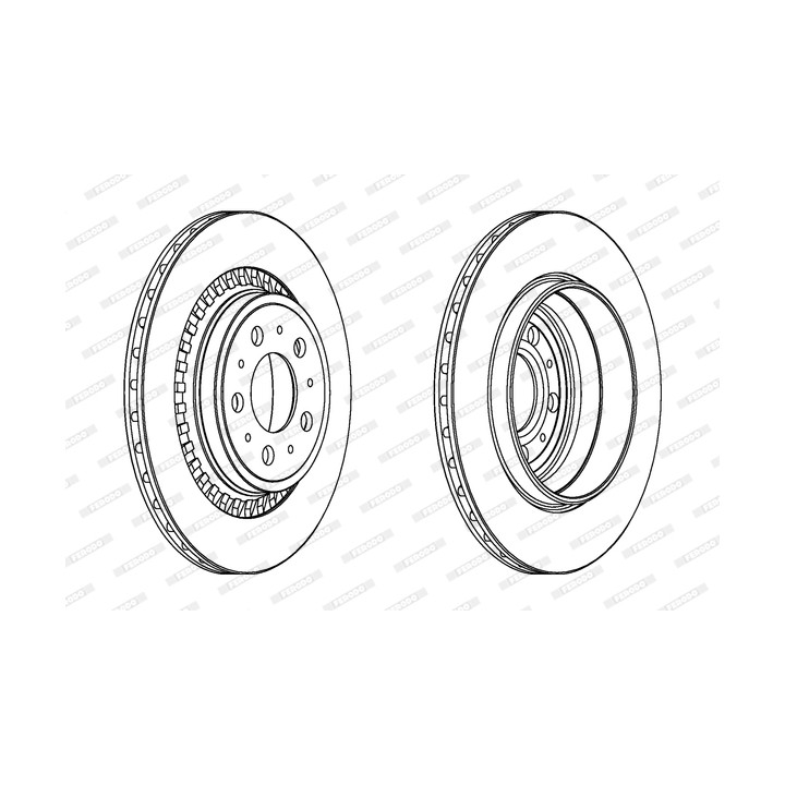 Tarcza hamulcowa FERODO DDF1551C