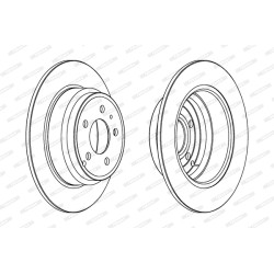 Tarcza hamulcowa FERODO DDF552C