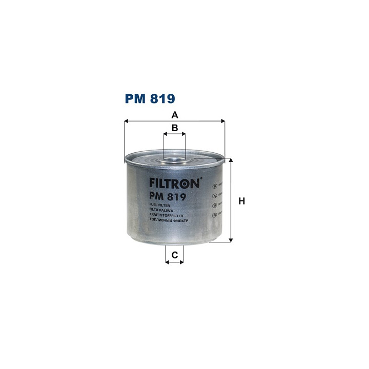 Filtr paliwa FILTRON PM 819