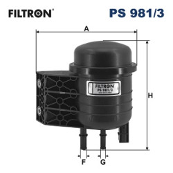 Filtr paliwa FILTRON PS 981/3