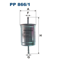 Filtr paliwa FILTRON PP 866/1