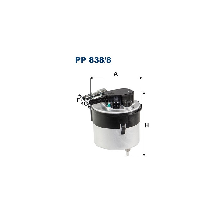 Filtr paliwa FILTRON PP 838/8
