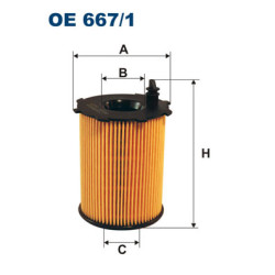 Filtr oleju FILTRON OE 667/1