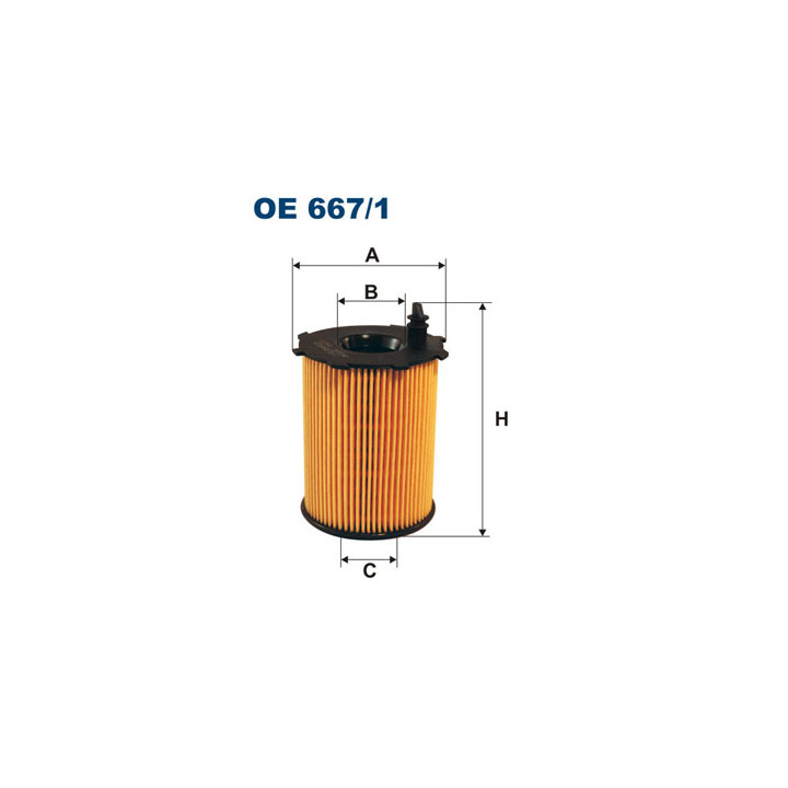 Filtr oleju FILTRON OE 667/1