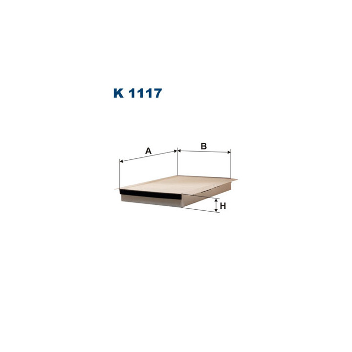 Filtr kabinowy FILTRON K 1117