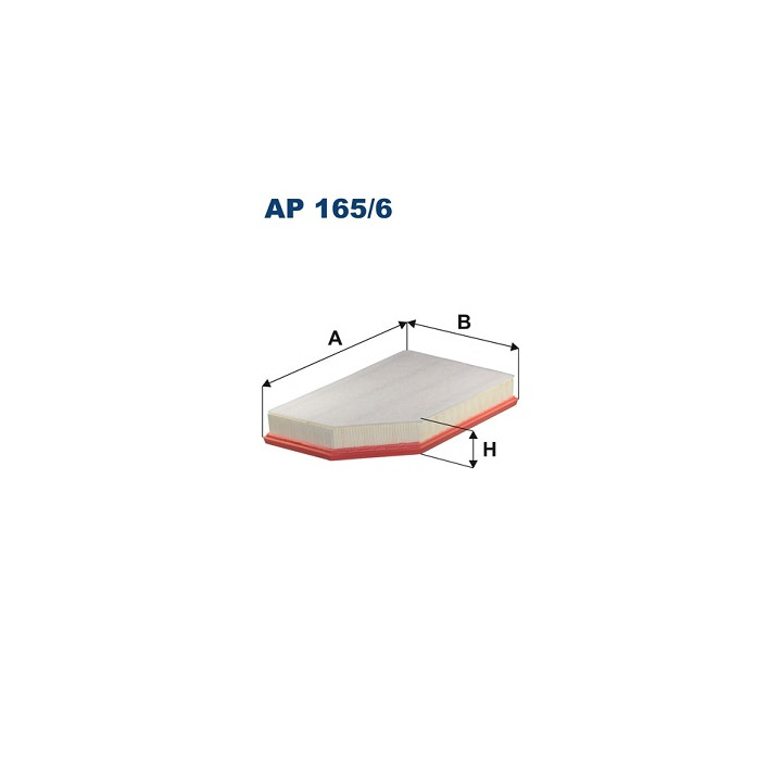 Filtr powietrza FILTRON AP 165/6