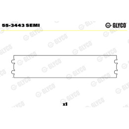 Tuleja główki korbowodu GLYCO 55-3443 SEMI
