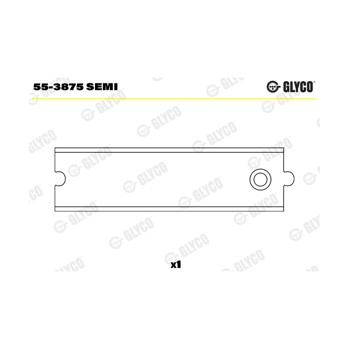 Tuleja główki korbowodu GLYCO 55-3875 SEMI