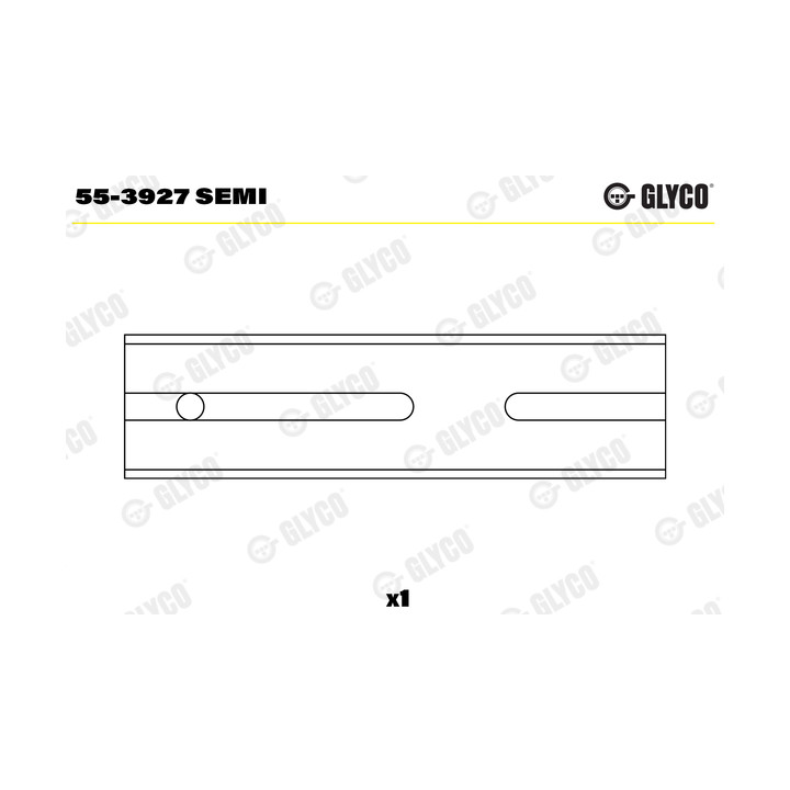 Tuleja główki korbowodu GLYCO 55-3927 SEMI