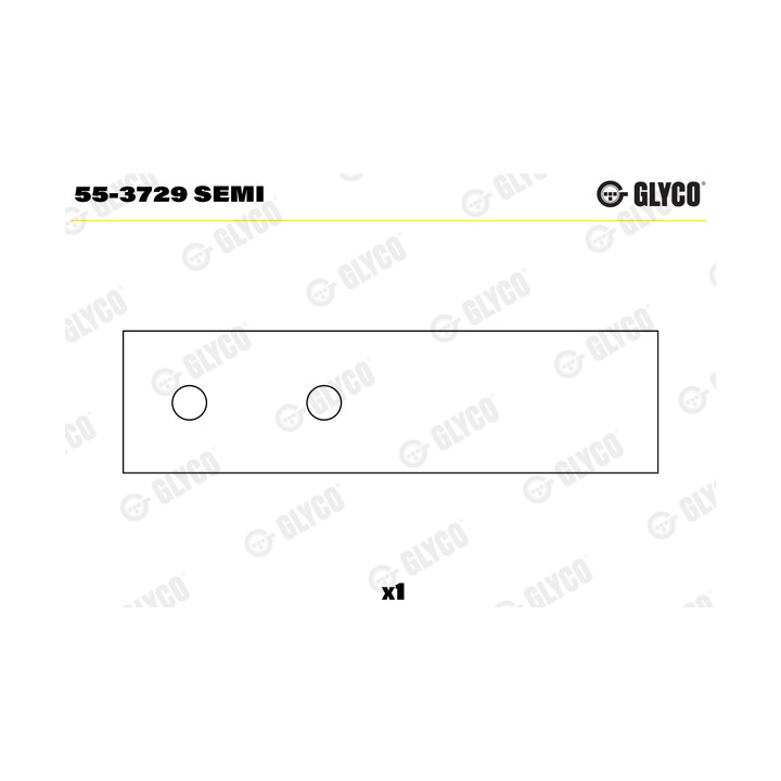 Tuleja główki korbowodu GLYCO 55-3729 SEMI