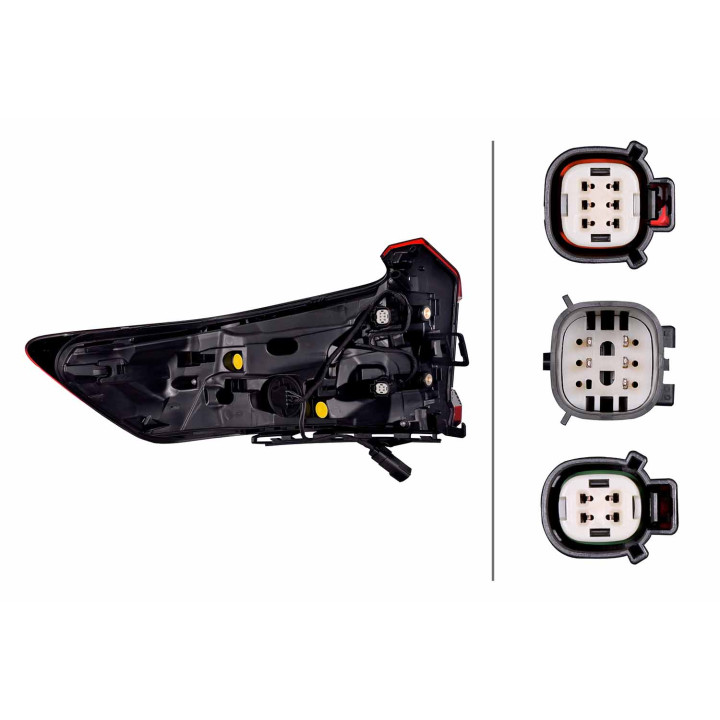 Lampa tylna zespolona HELLA 2SK 015 561-121