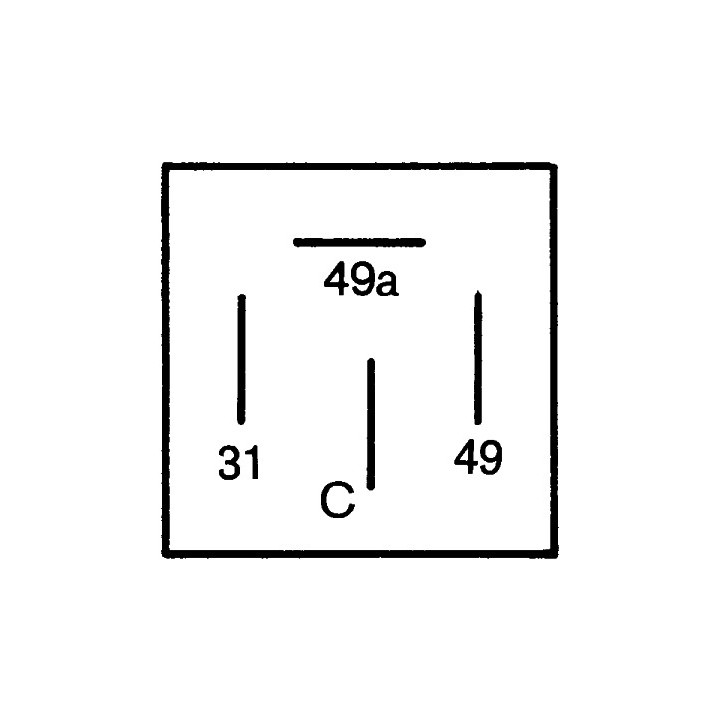 Przekaźnik kierunkowskazów HELLA 4DB 001 887-041