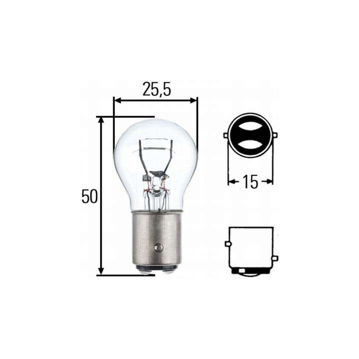 Żarówka lampy kierunkowskazu HELLA 8GD 002 078-173