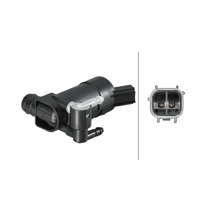 Pompka spryskiwaczy szyby HELLA 8TW 006 848-151
