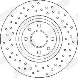 Tarcza hamulcowa JURID 563452JC-1