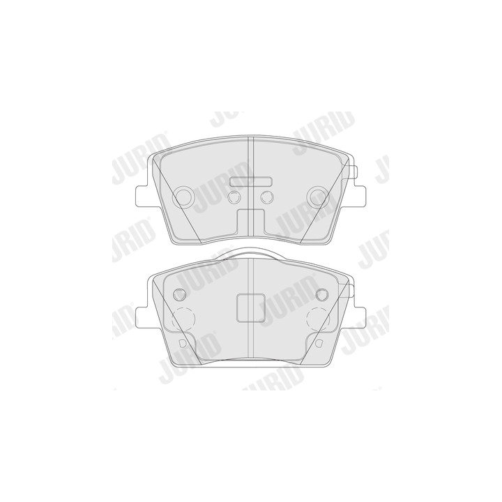 Klocki hamulcowe JURID 574017J