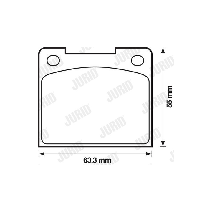 Klocki hamulcowe JURID 571204J