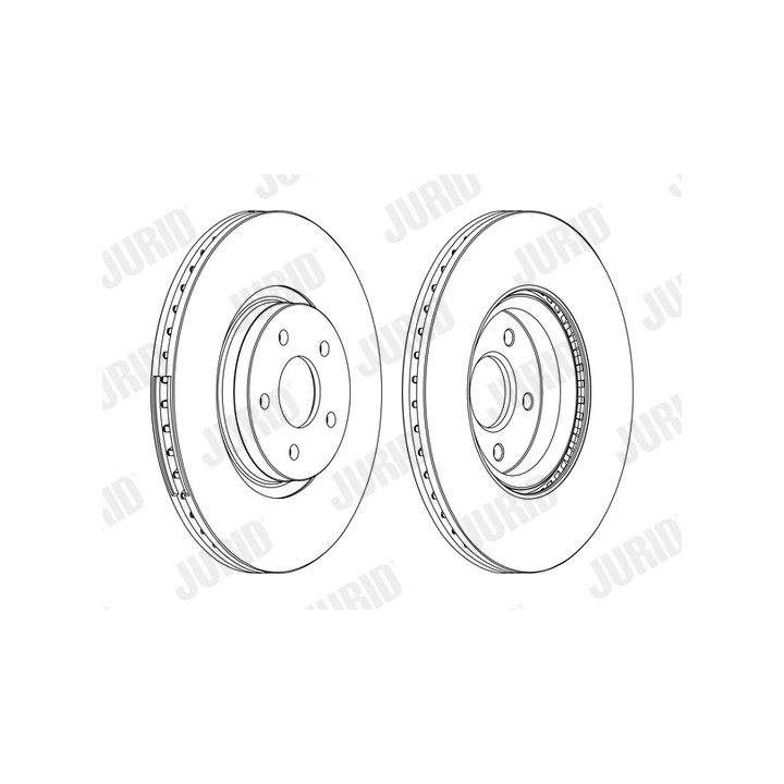 Tarcza hamulcowa JURID 562434JC-1
