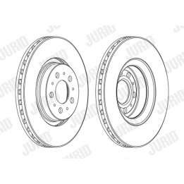 Tarcza hamulcowa JURID 562604JC-1