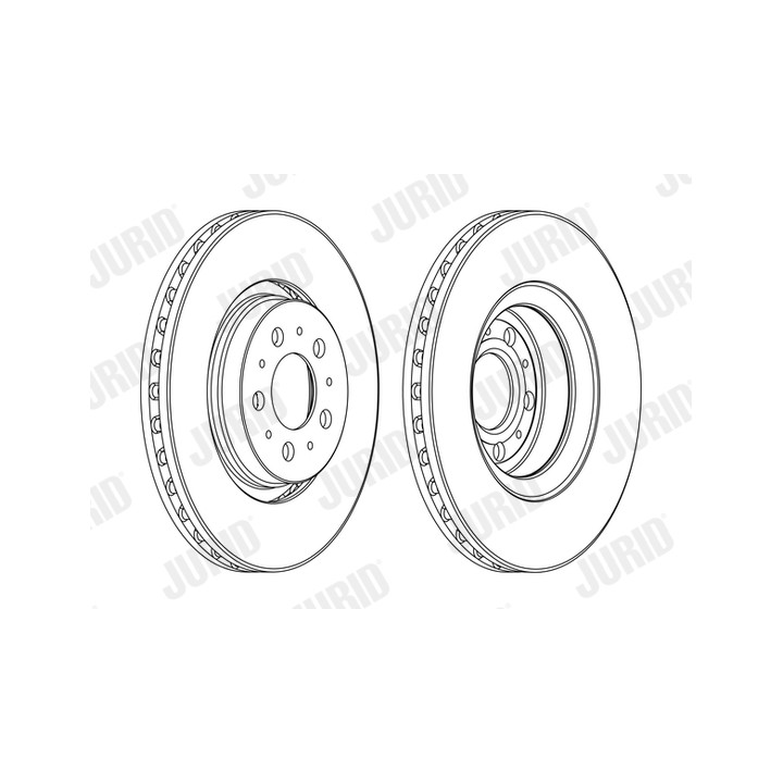 Tarcza hamulcowa JURID 562604JC-1