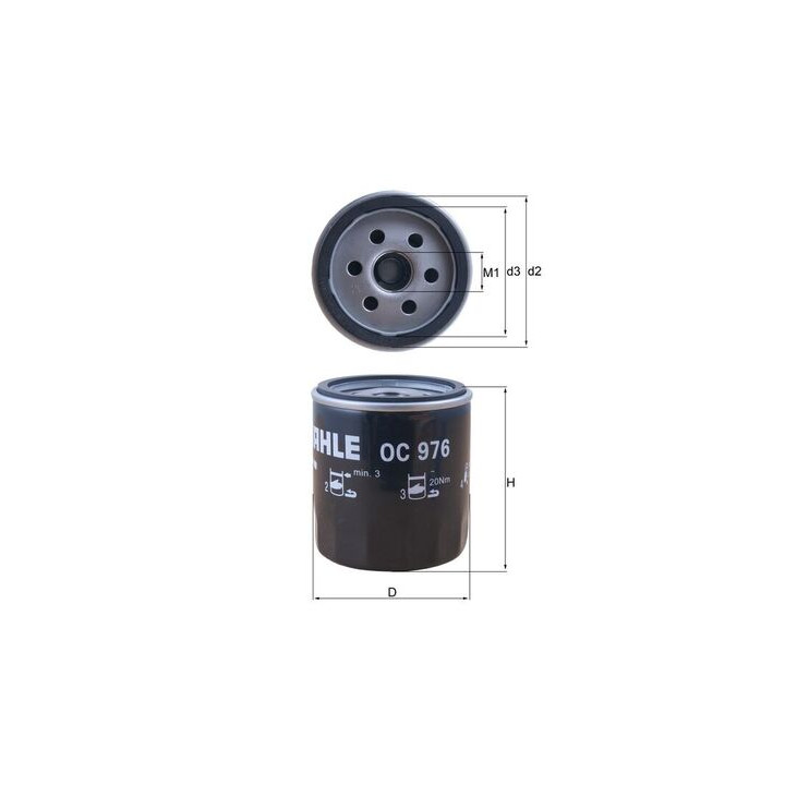 Filtr oleju KNECHT OC 976